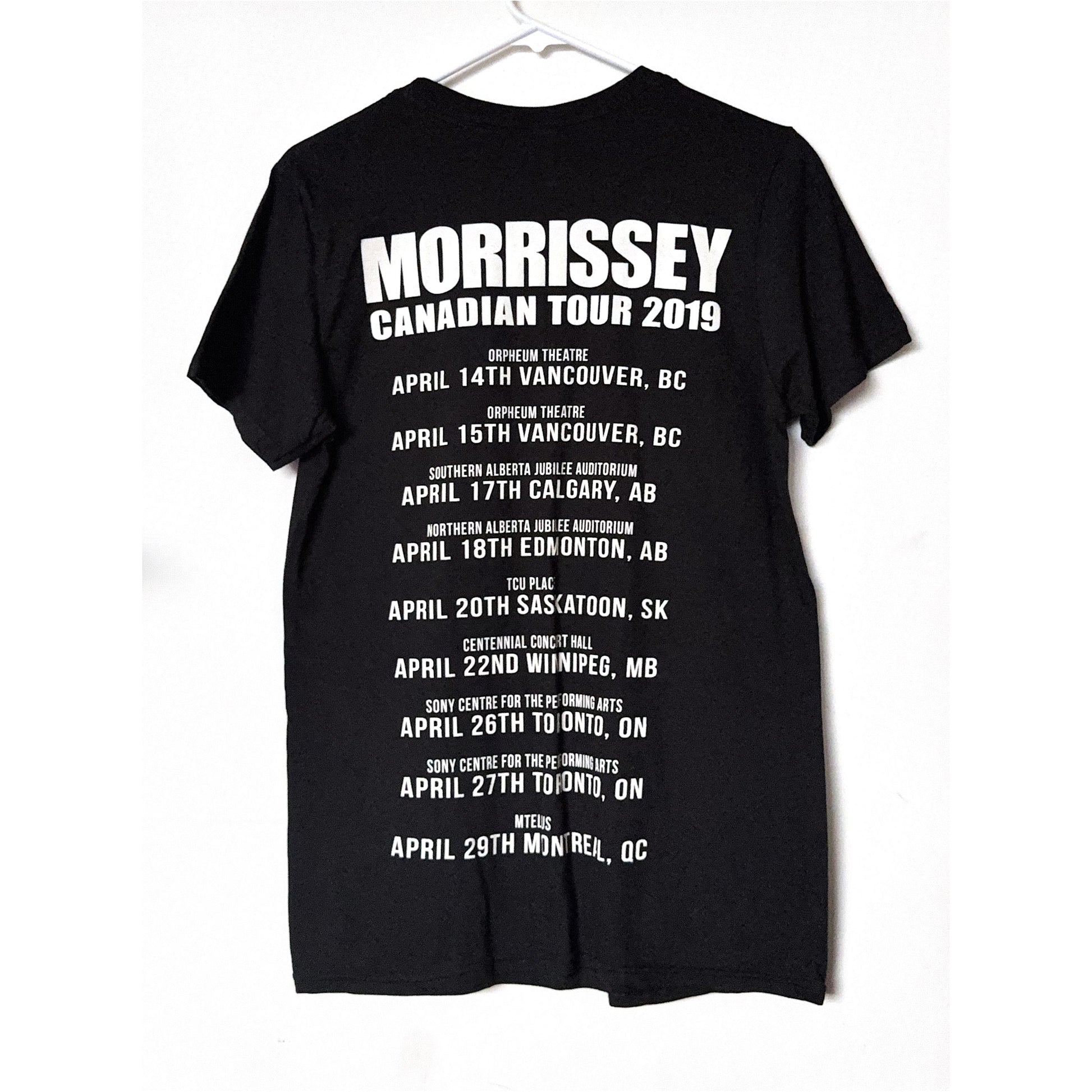 Official 2019 Morrissey Tour Date TShirt SM | Local Legends Cards & Collectibles