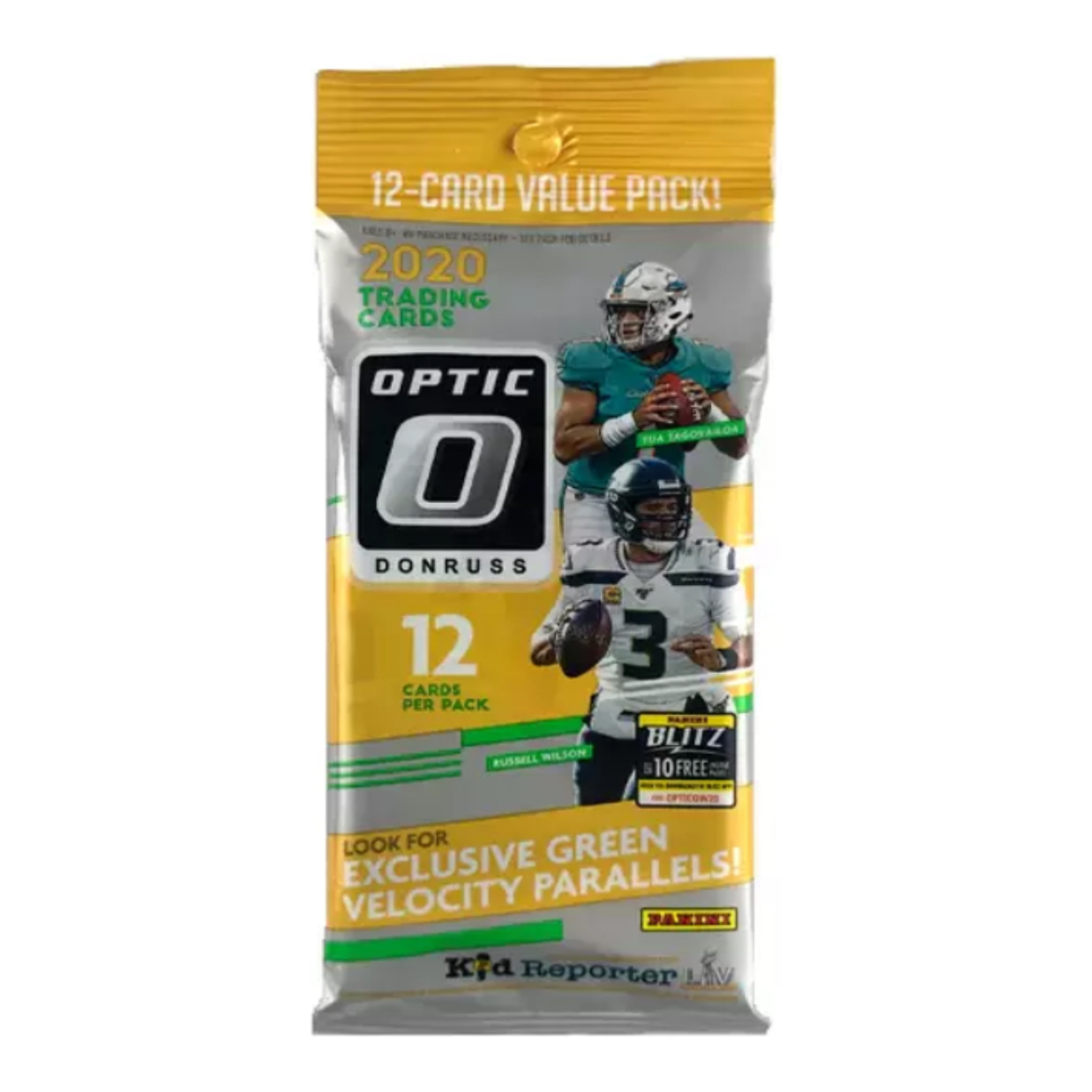 2020 Panini Donruss Optic NFL Football Hanger Cello Value Pack | Local Legends Cards & Collectibles