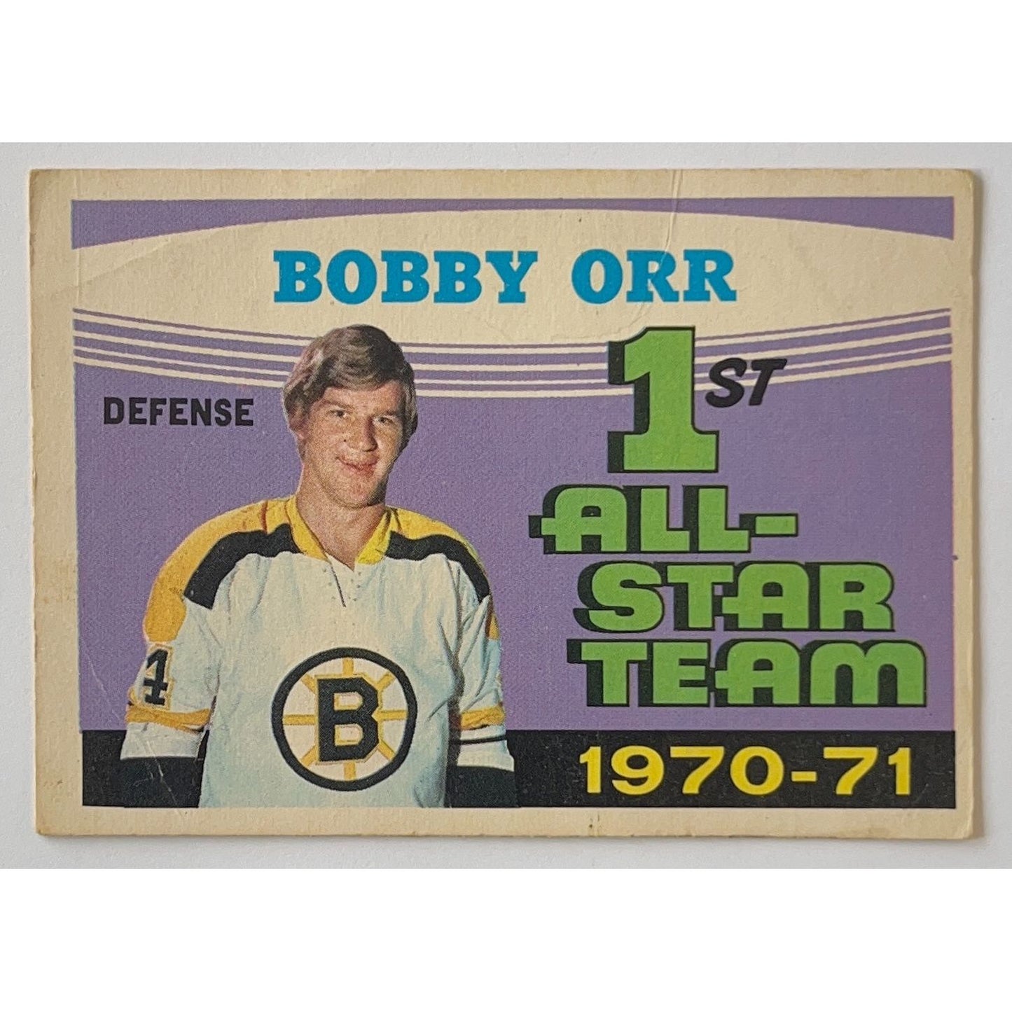 1971-72 O-Pee-Chee Bobby Orr AS #251