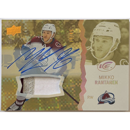 2023-24 ICE Mikko Rantanen Gold Auto Patch /49