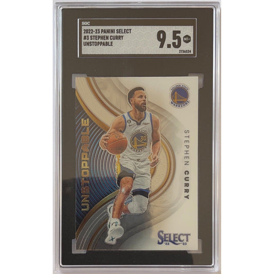 2022-23 Select Stephen Curry Unstoppable SGC 9.5 MINT