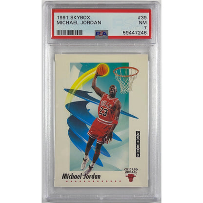 1991-92 Skybox Michael Jordan PSA 7 NM