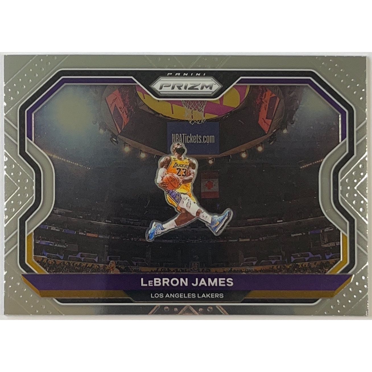 2020-21 Prizm Lebron James #1 (Kobe Tribute Dunk)