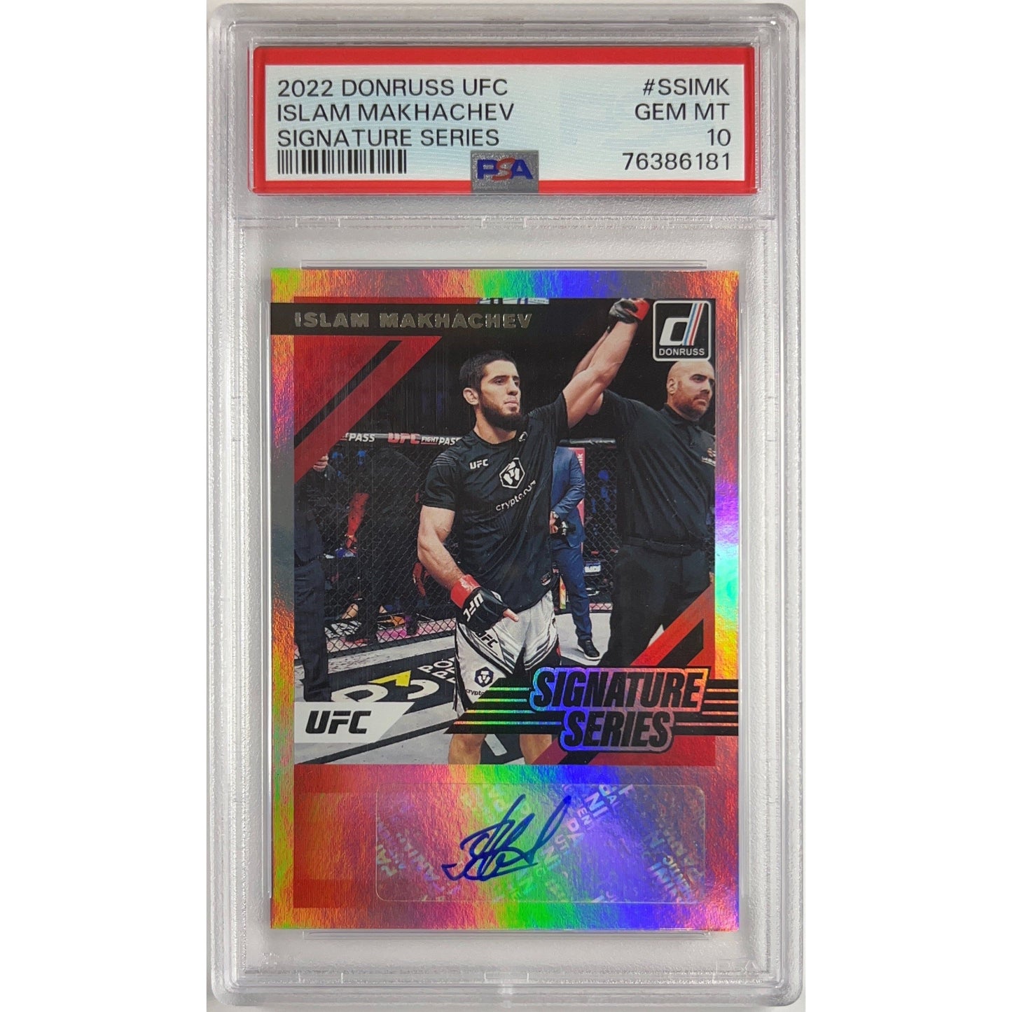 2022 Donruss Islam Makhachev Signature Series PSA 10 GEM MINT