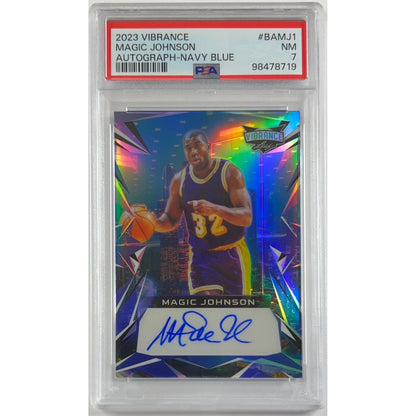 2023 Leaf Ervin “Magic” Johnson Vibrance Auto 1/25 PSA 7 NEAR MINT