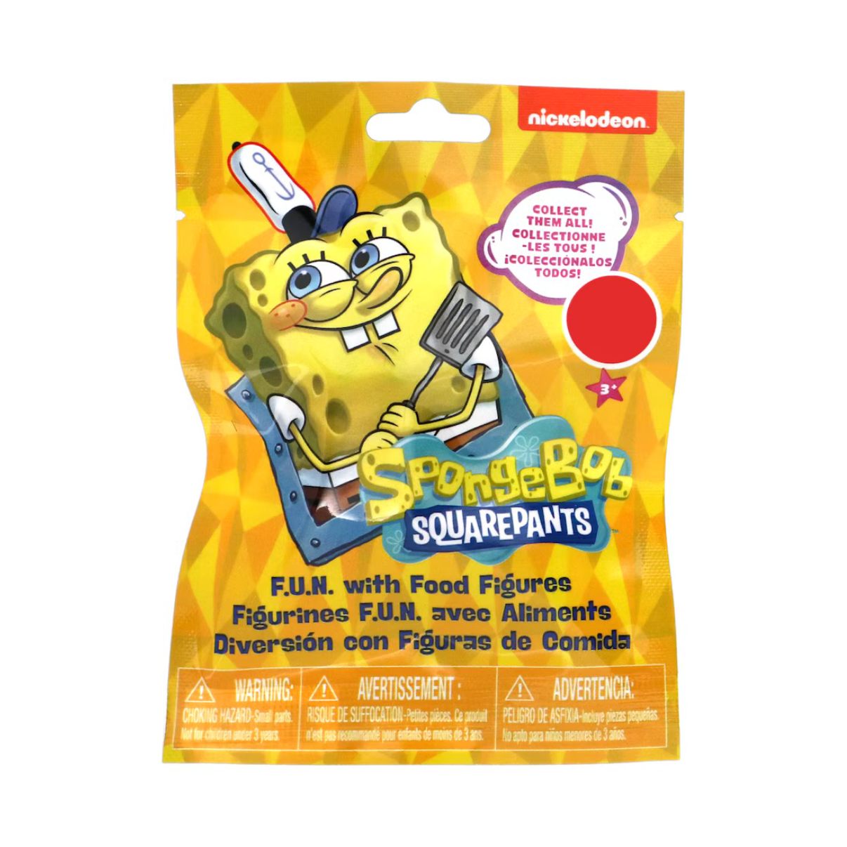 SpongeBob SquarePants F.U.N with Food Mystery Blind Bag Keychain Figure | Local Legends Cards & Collectibles