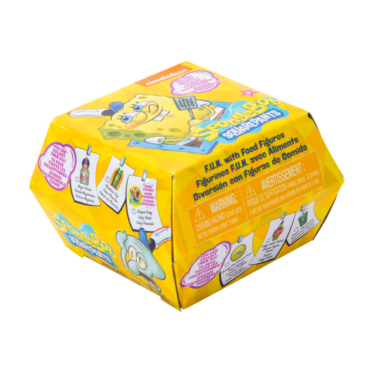 SpongeBob SquarePants Crabby Patty F.U.N with Food Mystery Blind Burger Box Figure | Local Legends Cards & Collectibles