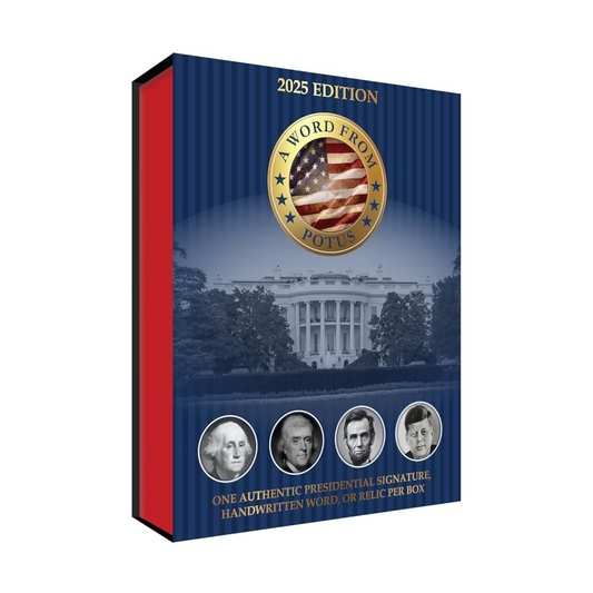 2025 Edition A Word From The President POTUS Hobby Box | Local Legends Cards & Collectibles