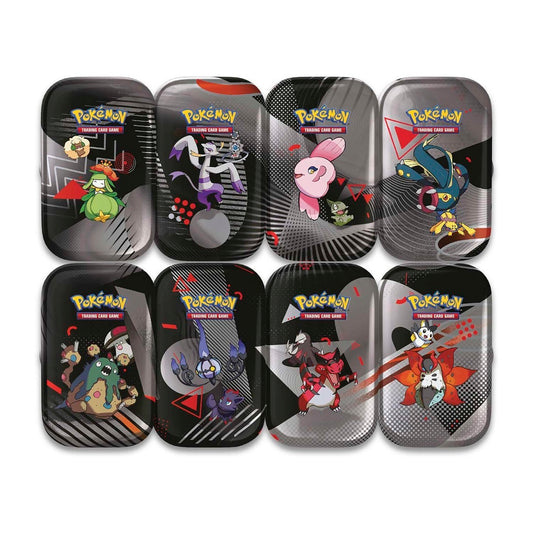 (Back) Pokémon Black Bolt White Flare Mini Tin | Local Legends Cards & Collectibles