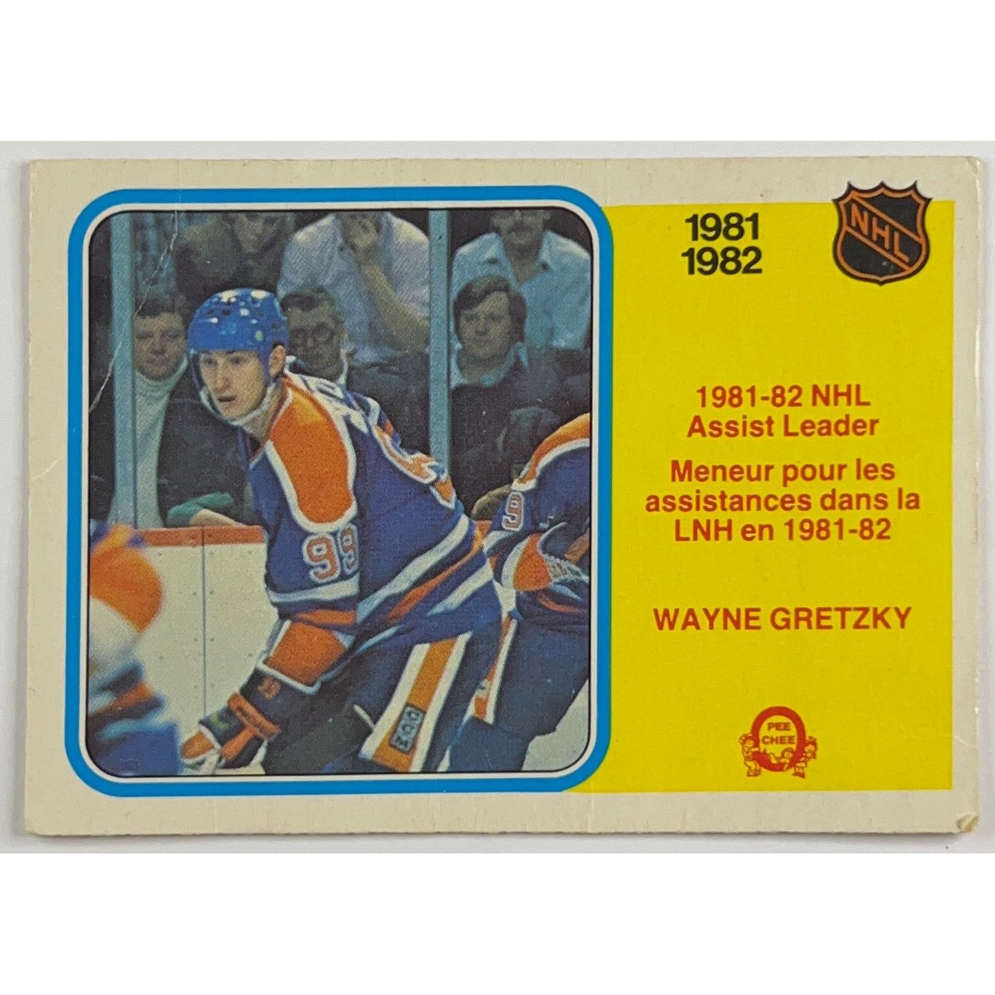 1982-83 O-Pee-Chee Wayne Gretzky NHL Assist Leader #240