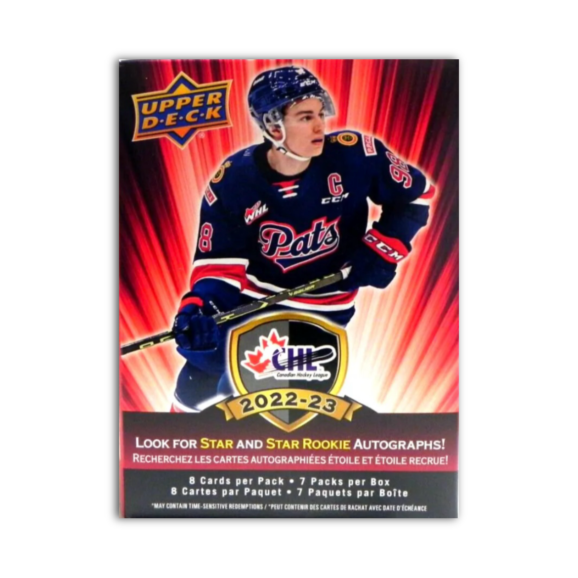 2022-23 Upper Deck CHL Hockey Blaster Box