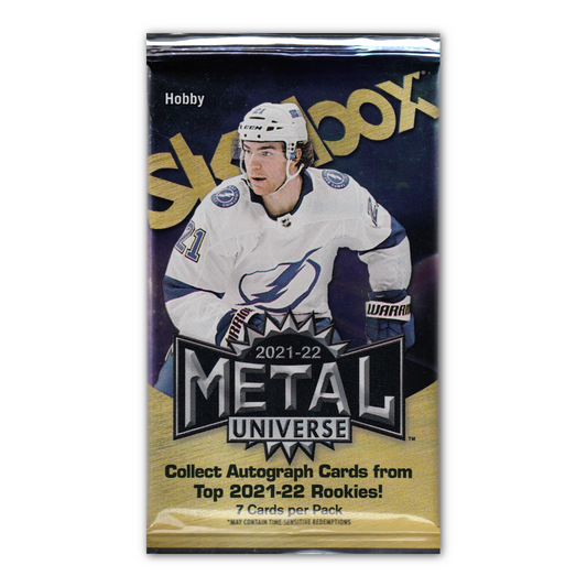 2021-22 Upper Deck Skybox Metal Universe NHL Hockey Hobby Pack