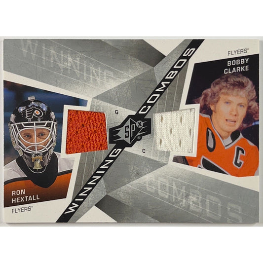 2008-09 SPX Ron Hextall / Bobby Clarke Winning Combos