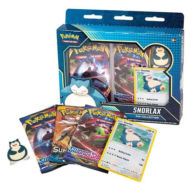 Pokémon Sun & Moon Snorlax Pin Collection Box