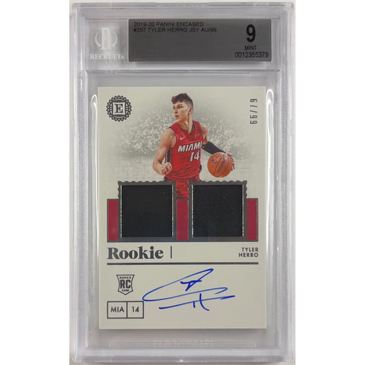 2019-20 Panini Encased Tyler Herro Rookie Patch Auto /99