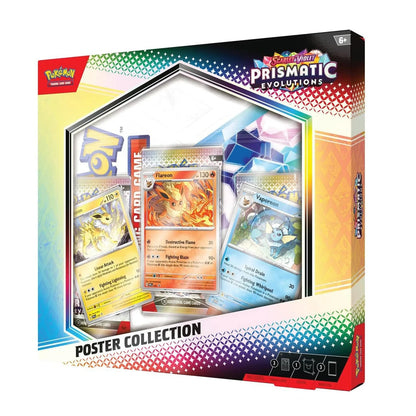 Pokémon Prismatic Evolutions Poster Collection Box | Local Legends Cards & Collectibles