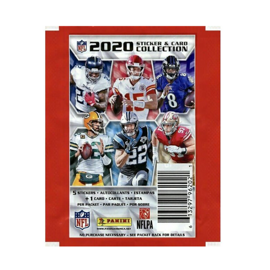 2020 Panini NFL Football Sticker & Card Collection Pack