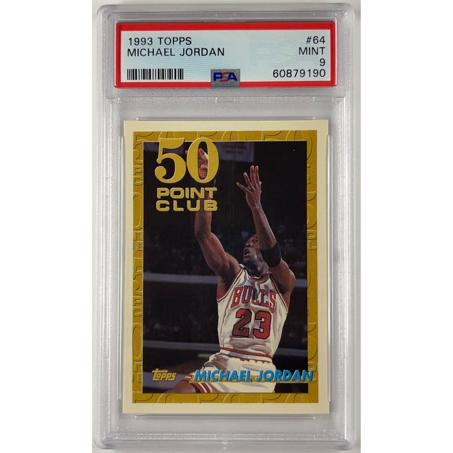 1993-94 Topps Michael Jordan 50 Point Club PSA 9 MINT