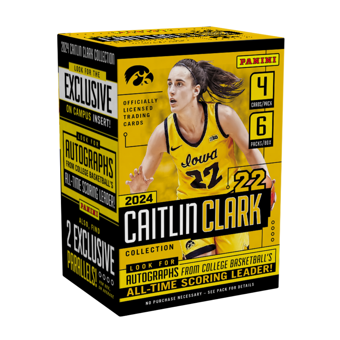 2023-24 Panini Caitlin Clark Collection Women’s Basketball Hobby Blaster Box