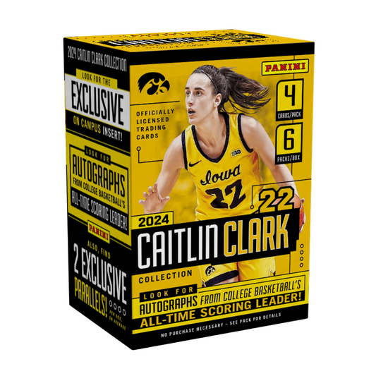 2023-24 Panini Caitlin Clark Collection Women’s Basketball Hobby Blaster Box