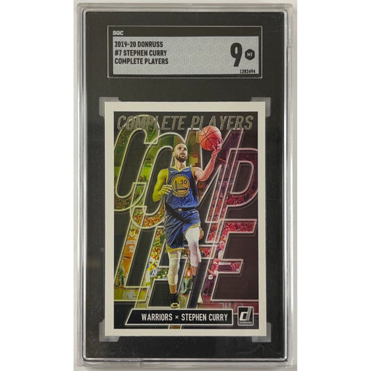 2019-20 Donruss Stephen Curry Complete Players SGC 10 GEM MINT