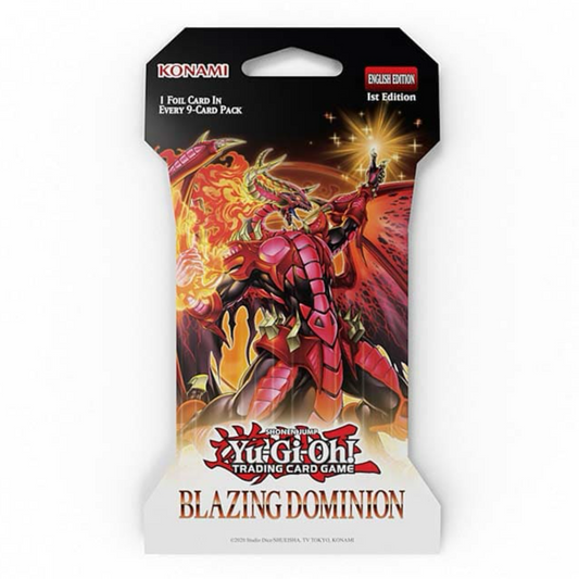 Yu-Gi-Oh! Konami Blazing Dominion Sleeved Pack | Local Legends Cards & Collectibles