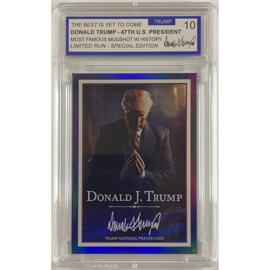 Donald Trump National Prayer Card Limited Run TRUMP 10