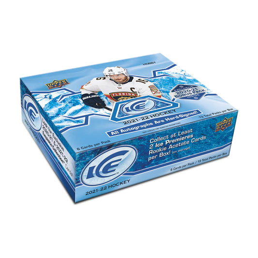 2021-22 Upper Deck ICE NHL Hockey Hobby Box