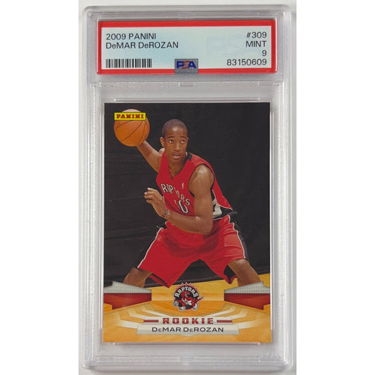 2009 Panini DeMAR DeROZAN Rookie Card PSA 9 MINT