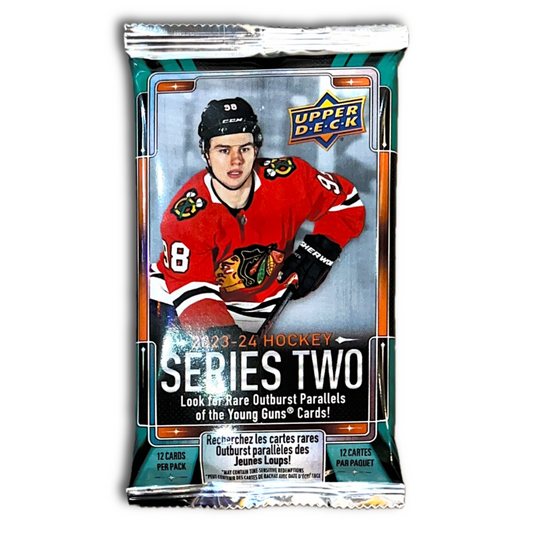 2023-24 Upper Deck Series 2 NHL Hockey Retail Pack