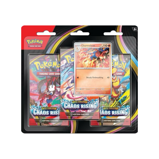 Pokémon Chaos Rising 3 Pack Blister | Local Legends Cards & Collectibles