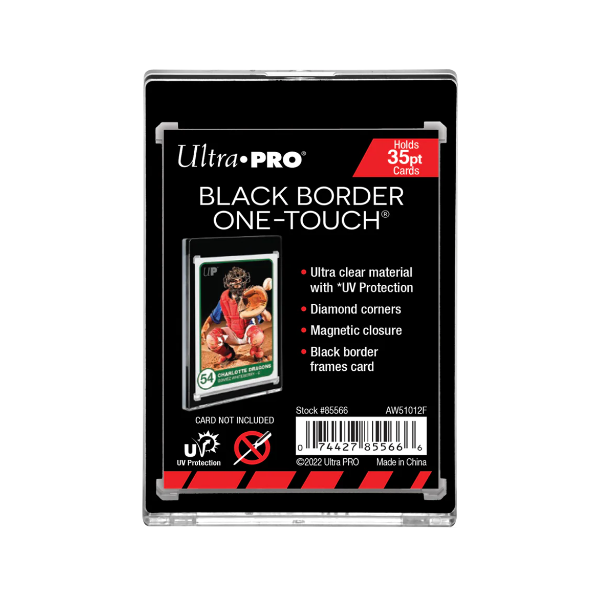 Ultra-Pro Black Border 35pt One Touch Magnetic Case