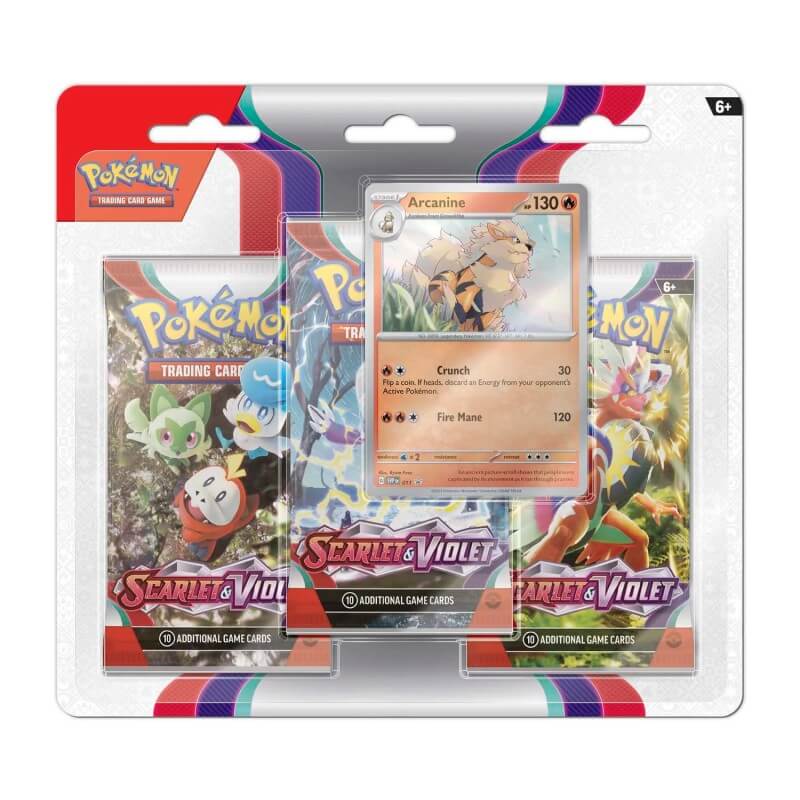 Pokémon Scarlet & Violet Arcanine Promo Blister Pack