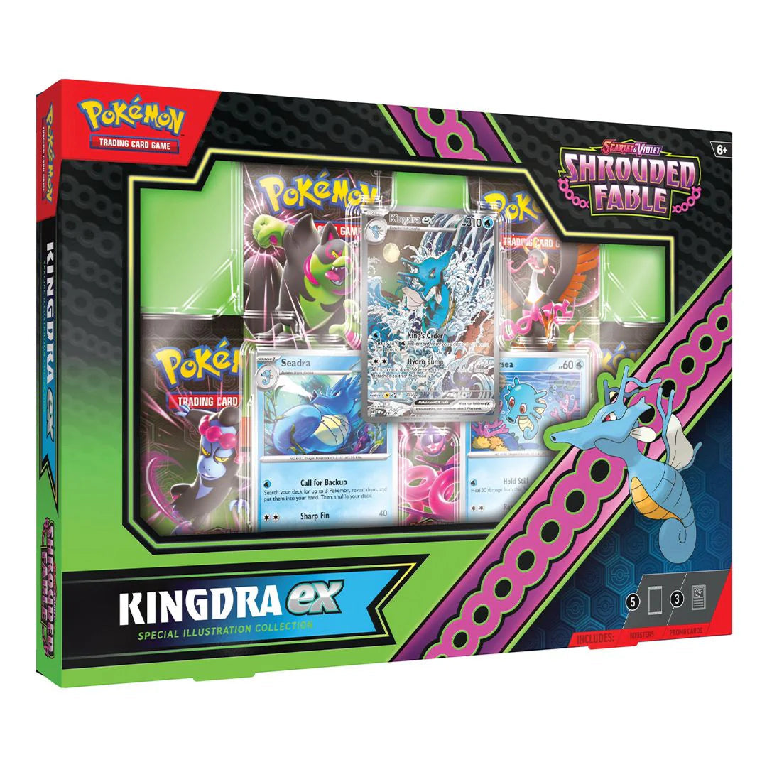 Pokémon Shrouded Fable Kingdra EX Collection Promo Box