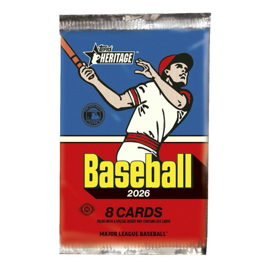 2026 Topps Heritage MLB Baseball Hobby Pack | Local Legends Cards & Collectibles