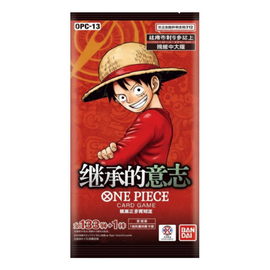 Chinese One Piece Carrying on His Will Booster Pack OPC-13 | Local Legends Cards & Collectibles