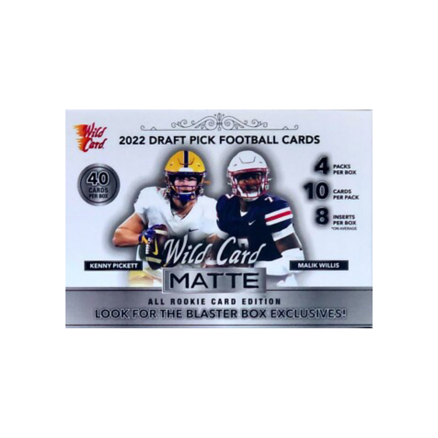 2022 Wild Card MATTE Draft Pick Football Blaster Box | Local Legends Cards & Collectibles