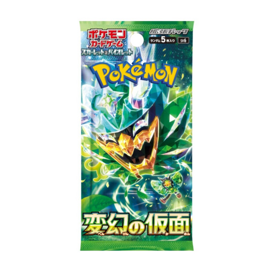 Japanese Pokémon Mask of Change sv6 Booster Pack