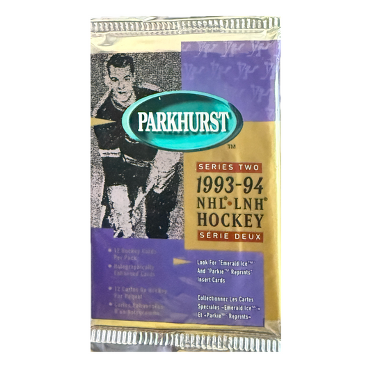 1993-94 Parkhurst Series 2 NHL Hockey Hobby Pack | Local Legends Cards & Collectibles