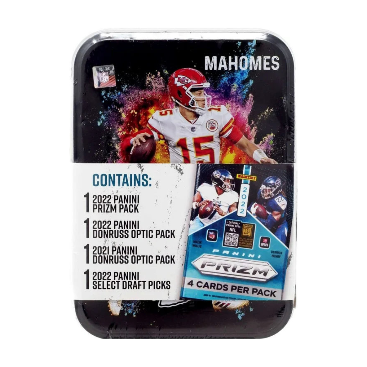 2021-22 MJ Holdings Panini Prizm + Optic Player Themed Football Tin | Local Legends Cards & Collectibles