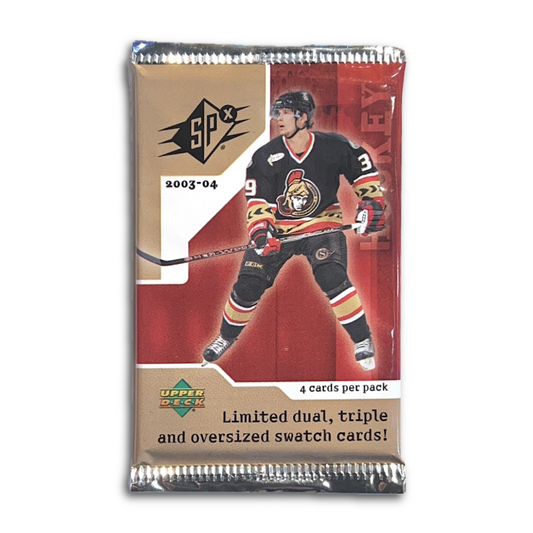 2003-04 Upper Deck SPx NHL Hockey Hobby Pack