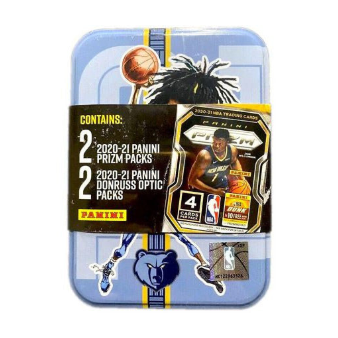 2020-21 MJ Holdings Collectible NBA Basketball Tin - Assorted