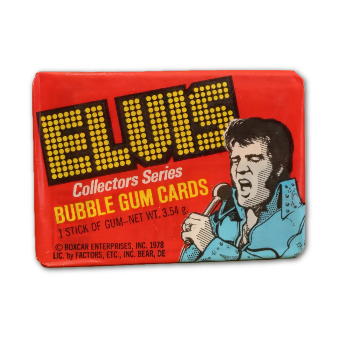 1978 Boxcar Enterprises Donruss ELVIS Collector Series Wax Pack