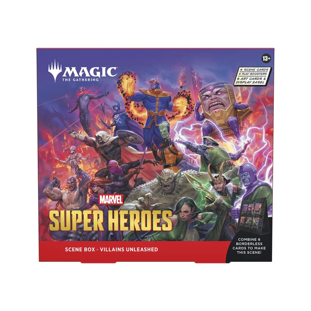 Magic: The Gathering Marvel Super Heroes Scene Box Villains | Local Legends Cards & Collectibles