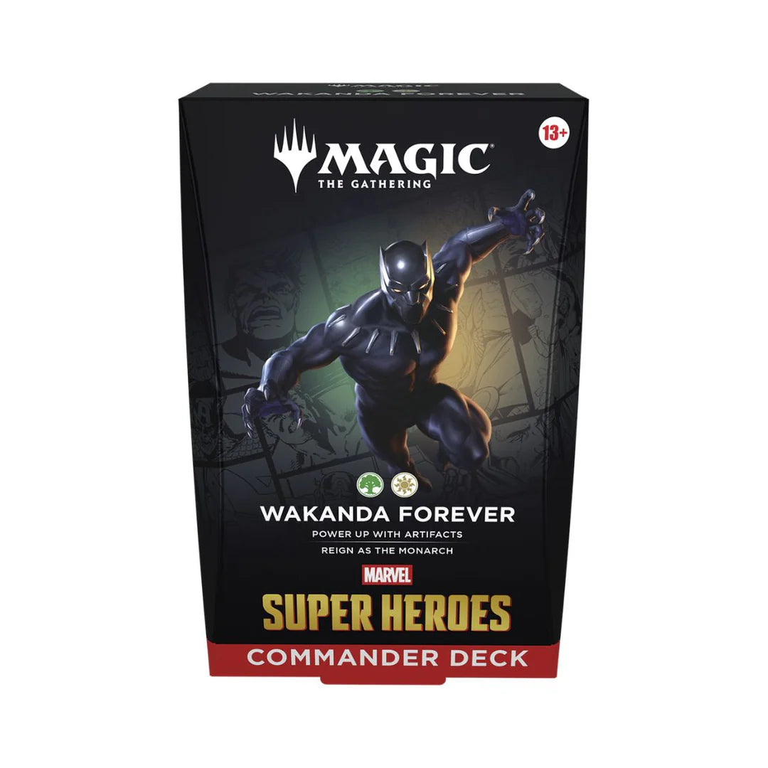 Magic: The Gathering Marvel Super Heroes Commander Deck Wakanda Forever | Local Legends Cards & Collectibles