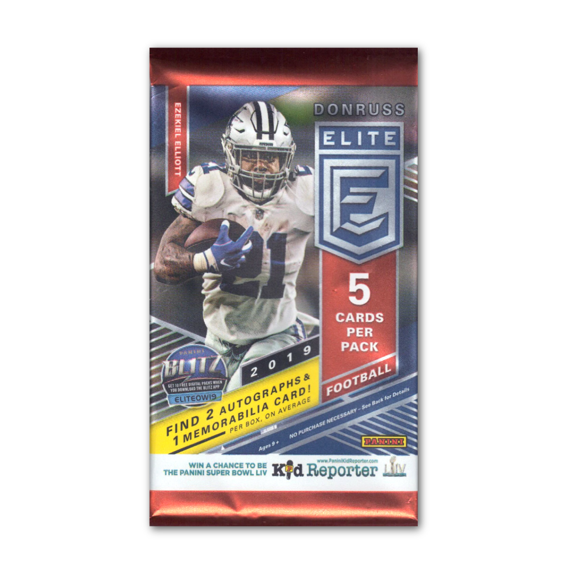 2019 Panini Donruss Elite NFL Football Hobby Pack