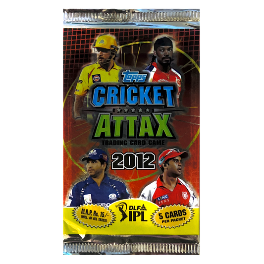 2012 Topps Match Attax DLF IPL Cricket Retail Pack