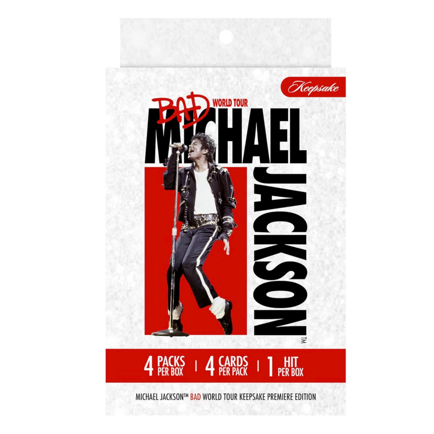 Keepsake Michael Jackson BAD World Tour Premiere Edition Hanger Box | Local Legends Cards & Collectibles