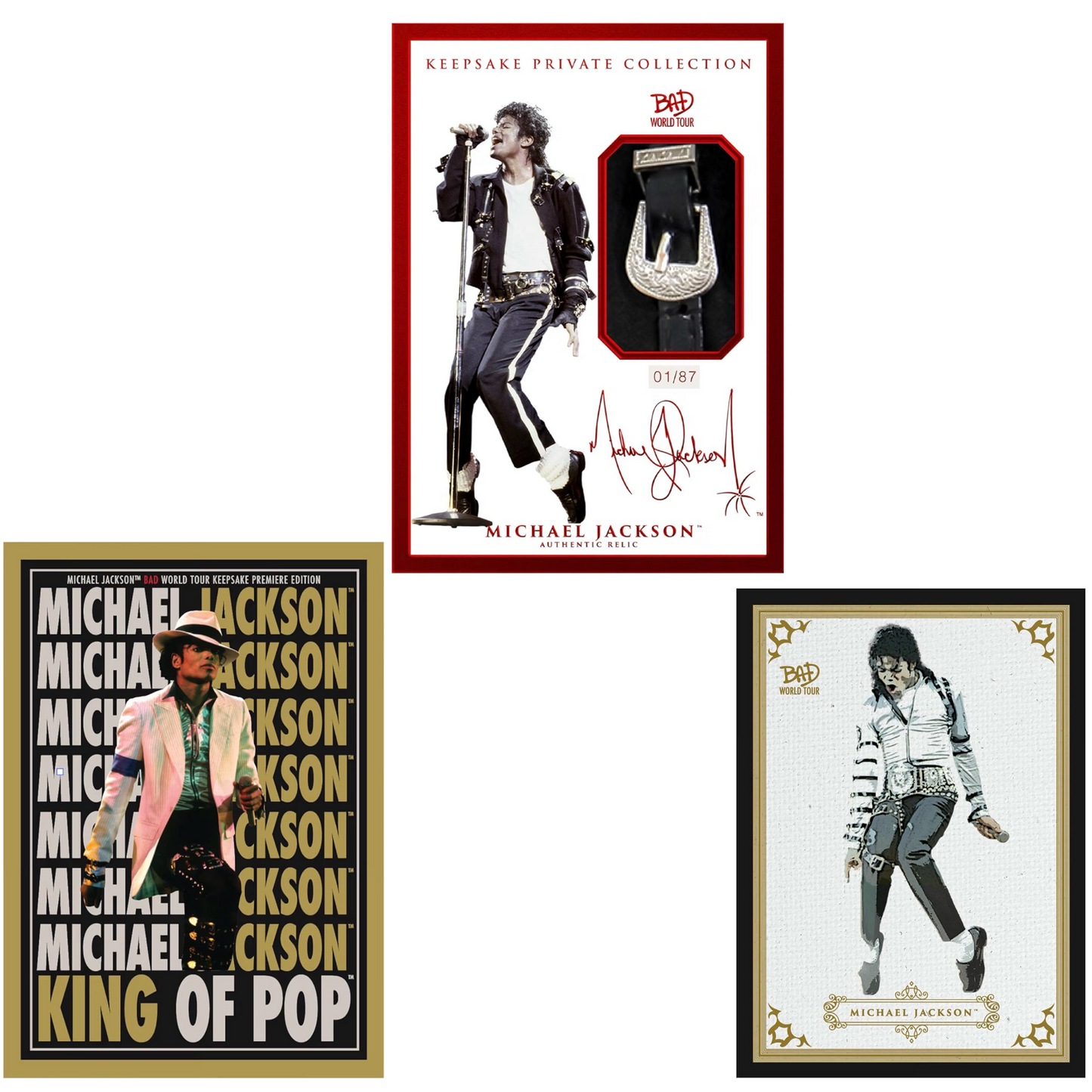 Keepsake Michael Jackson BAD World Tour Premiere Edition Hanger Box | Local Legends Cards & Collectibles