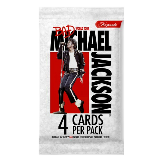 Keepsake Michael Jackson BAD World Tour Premiere Edition Pack | Local Legends Cards & Collectibles